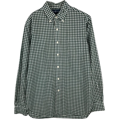 古着 ラルフローレン Ralph Lauren ギンガムチェック 長袖 ボタンダウンチェックシャツ メンズM相当/eaa616040