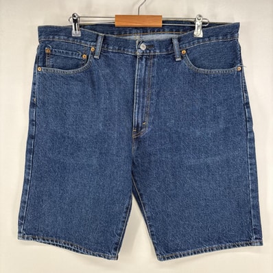 古着 リーバイス Levi's デニム ショートパンツ ストレート ジップ 505 ハーフパンツ 大きいサイズ w40 ブルー メンズ