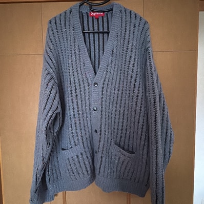 Supreme Confetti Cardigan "Slate"
