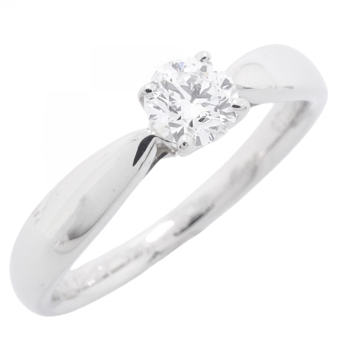 【6jgb0574】ティファニー リング ハーモニー 1PD Pt950 プラチナ ダイヤモンド 0.25ct 6.5号【中古】レディース