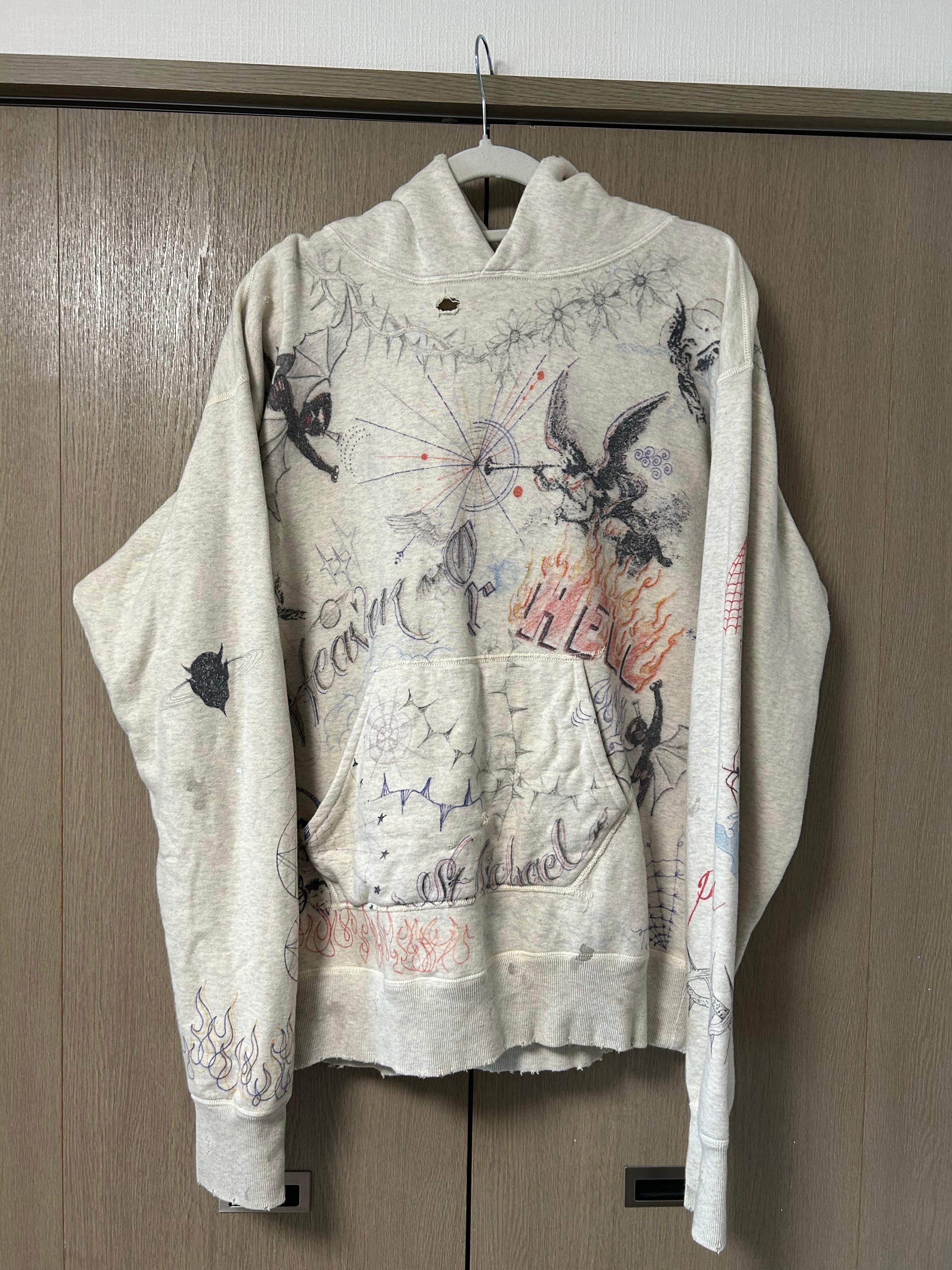 セントマイケル ドクターウー フーディー "グレー" SM-A21-0000-056