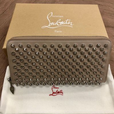 Christian Louboutin Panettone Studs Wallet "White/Red"