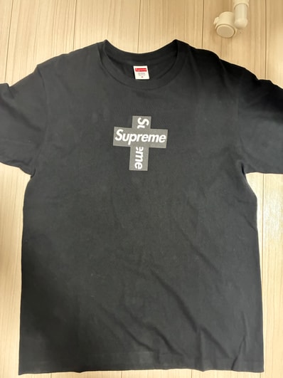 Supreme Cross Box Logo Tee "Black"