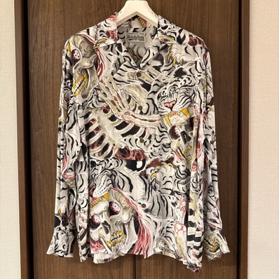 WACKO MARIA TIM LEHI / Hawaiian Shirt #1 "Gray"