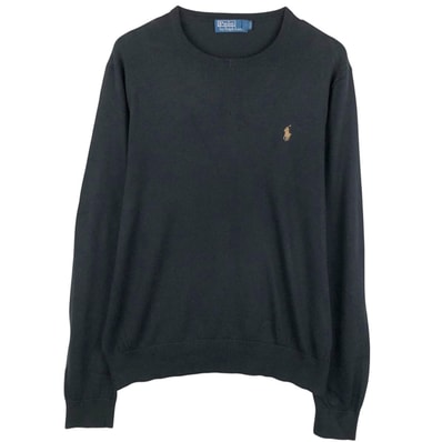 古着 ラルフローレン Ralph Lauren POLO by Ralph Lauren カシミア混 コットンニットセーター メンズL相当/eaa672442
