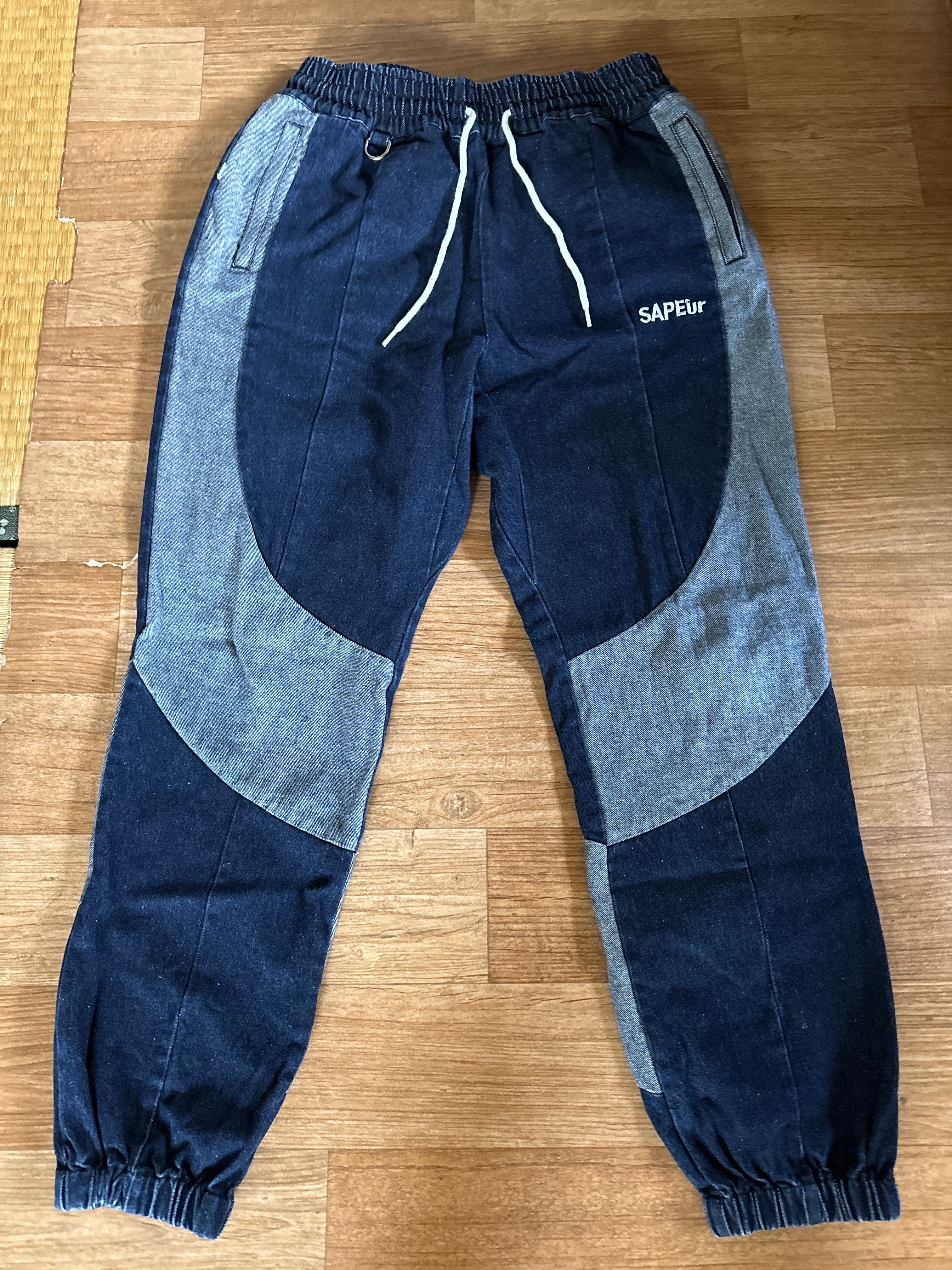 SAPEur DENIM TRACK PANTS "Indigo"