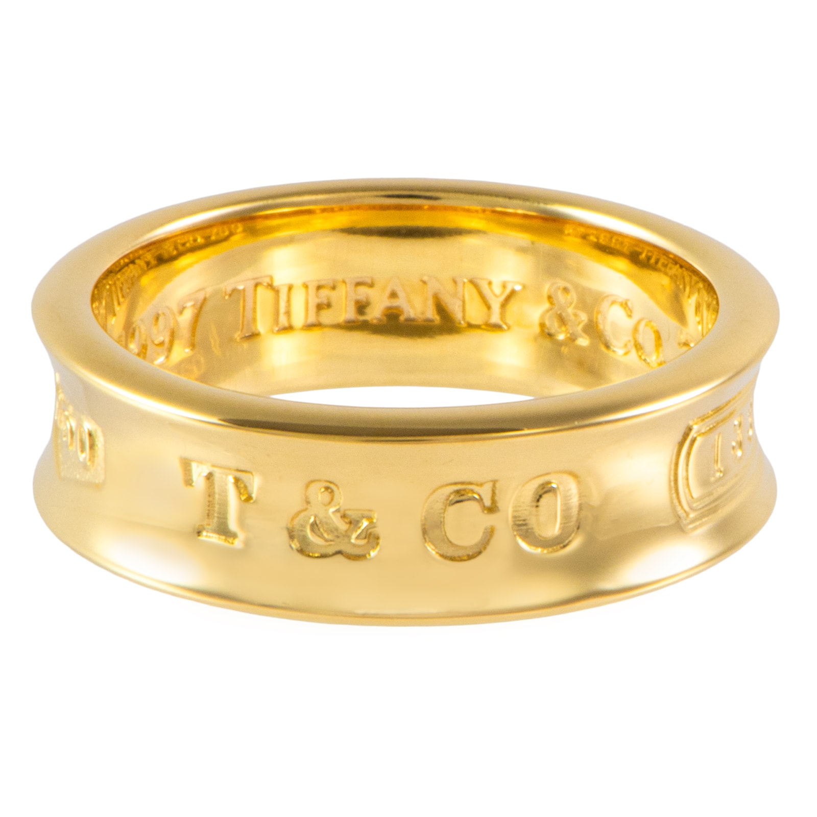 TIFFANY&Co. ティファニー 1837 リング・指輪 12号 ゴールド【中古】