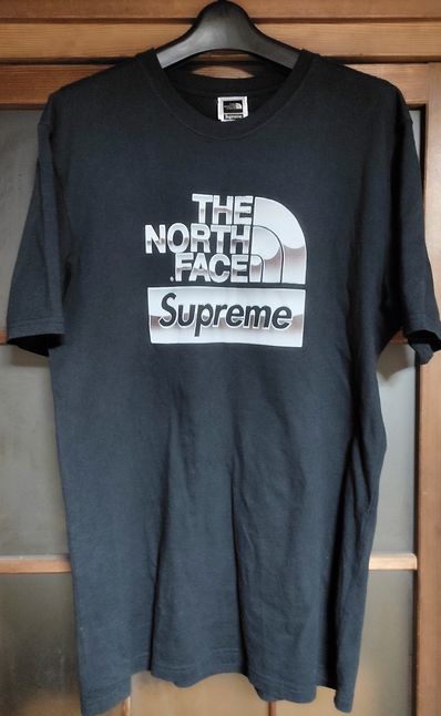 Supreme x The North Face Metallic Logo T-Shirt "Black"