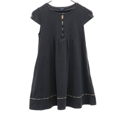 Burberrys バーバリーズ 三陽商会 日本製 半袖 チュニック 150A グレー フレンチスリーブ