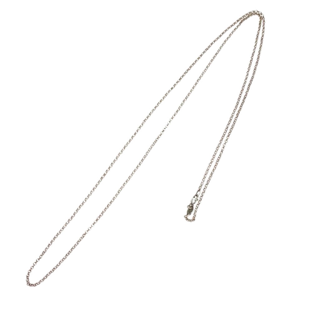 【美品】Chrome Hearts クロムハーツ シルバー neckchain CHROME HEARTS（クロムハーツ） NECKCHAIN HEARTS R18 ロールチェーン