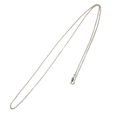 Chrome Hearts Roll Chain Necklace "Silver"