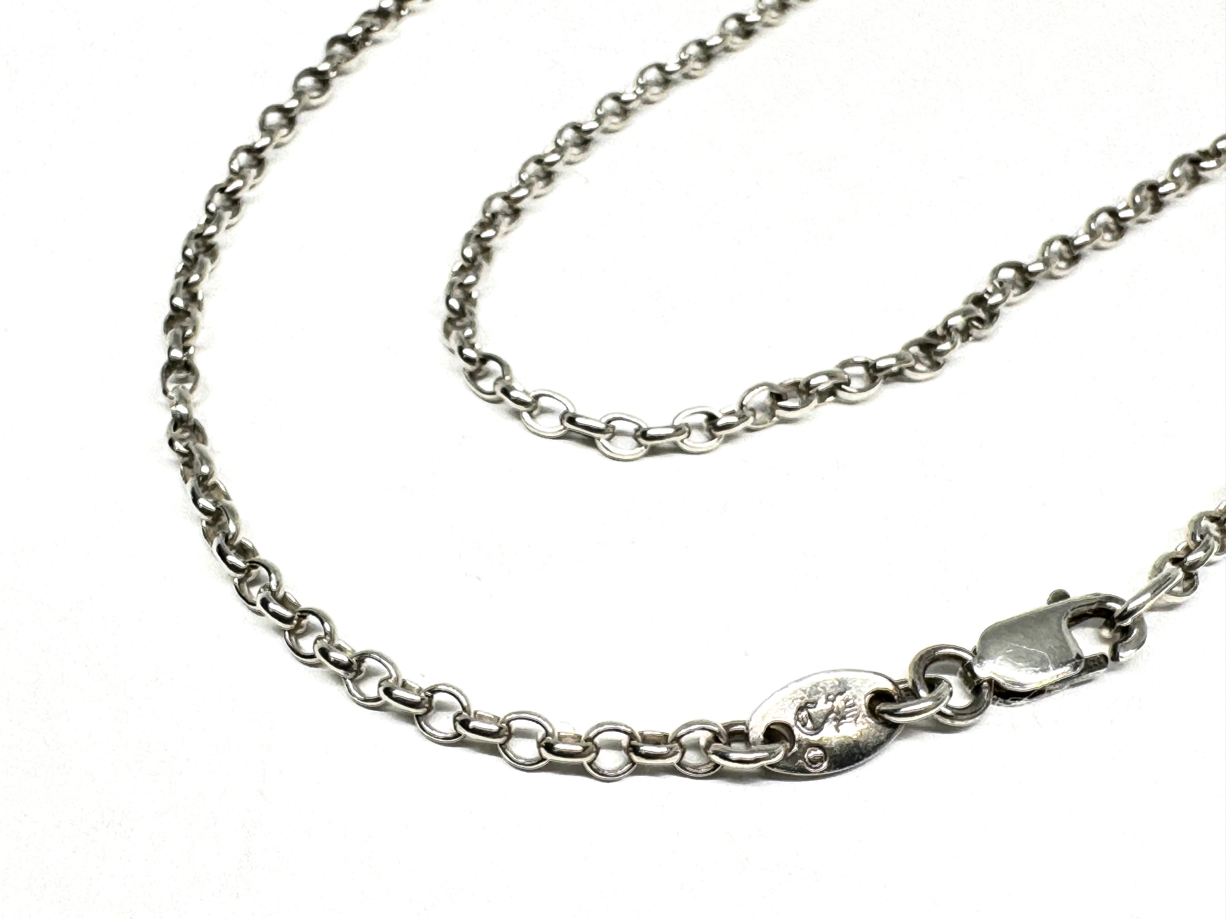 Chrome Hearts Roll Chain Necklace "Silver"