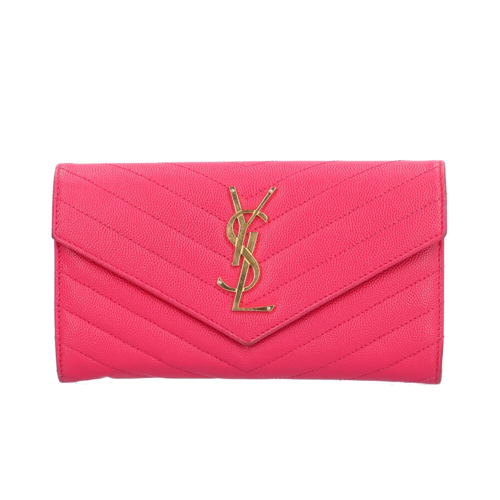 サンローラン 長財布 レザー 372264 レディース SAINT LAURENT  中古