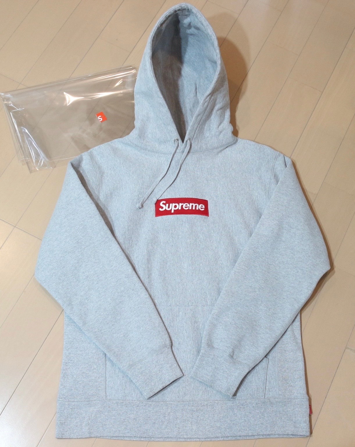 Supreme Box Logo Hooded Sweatshirt "Heather Grey" (16FW)