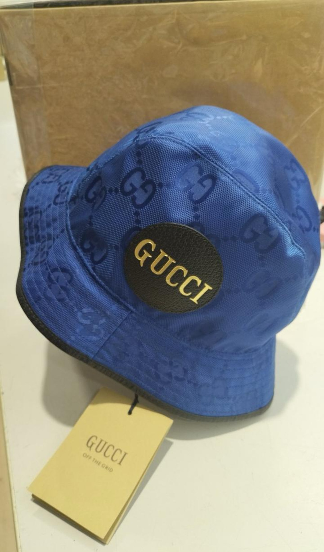 GUCCI Off The Grid Bucket Hat "Blue"