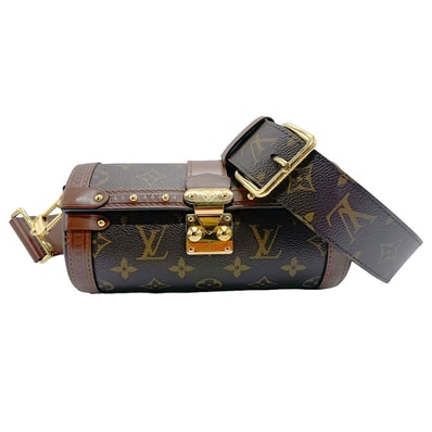 ルイ ヴィトン LOUIS VUITTON ショルダーバッグ モノグラム パピヨン トランク モノグラムキャンバス ブラウン レディース M57835【中古】 z9708