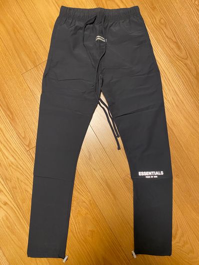 FEAR OF GOD ESSENTIALS Nylon Track Pants "Black"