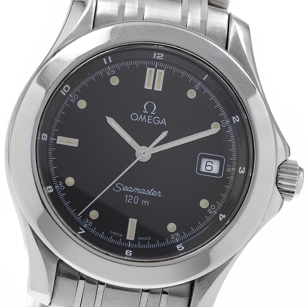 オメガ OMEGA シーマスター120 デイト クォーツ メンズ _974573