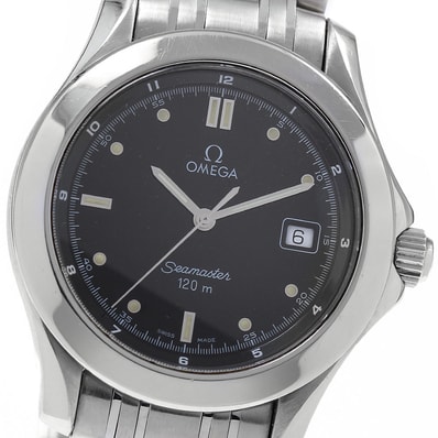 オメガ OMEGA シーマスター120 デイト クォーツ メンズ _974573