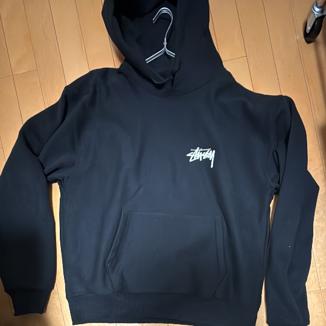Stussy Plush Hoodie "Black"