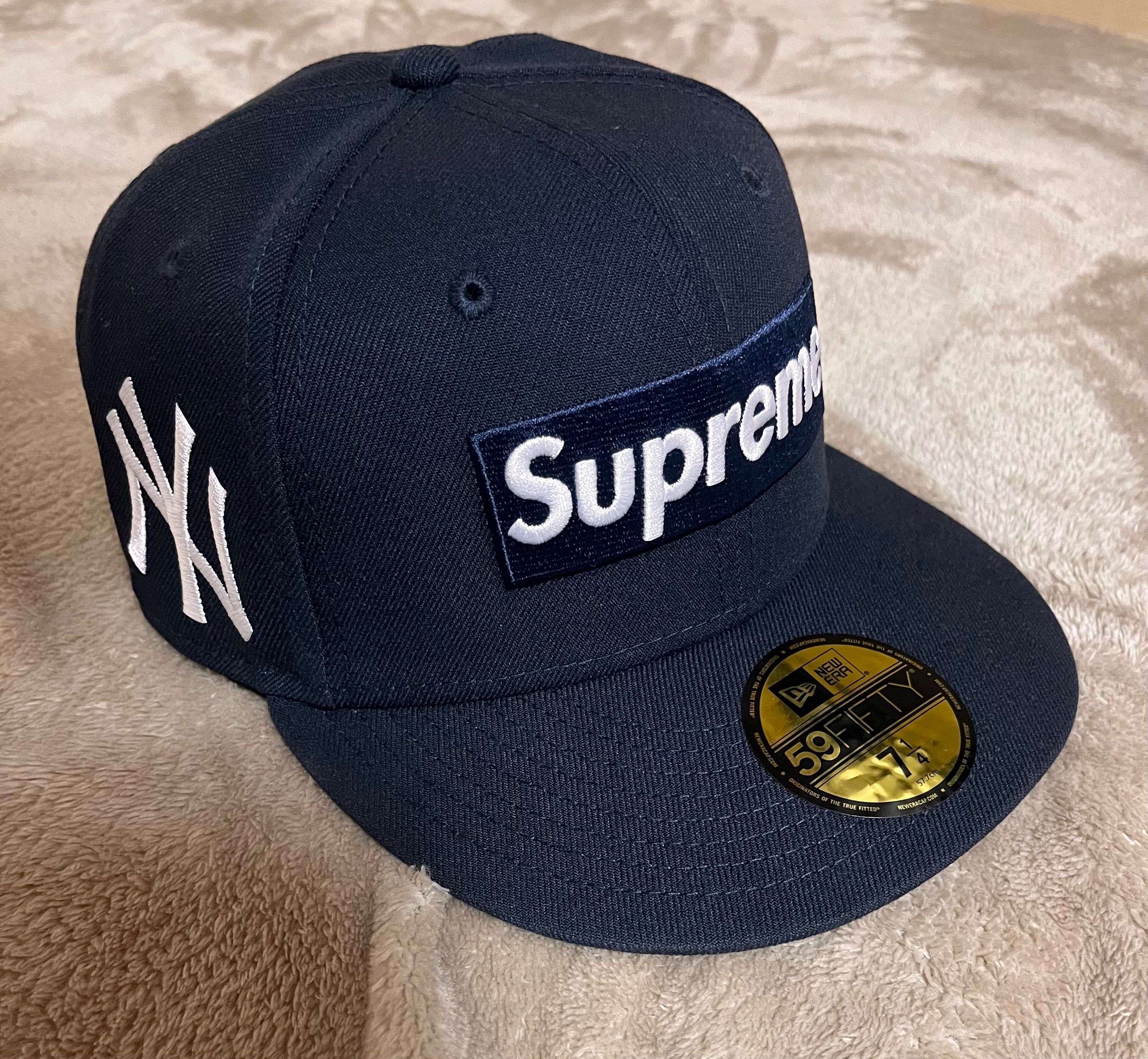 Supreme MLB Teams Box Logo New Era "Navy"