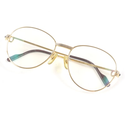 良品 カルティエ
メガネ ゴールド ボルドー メンズ 55□18