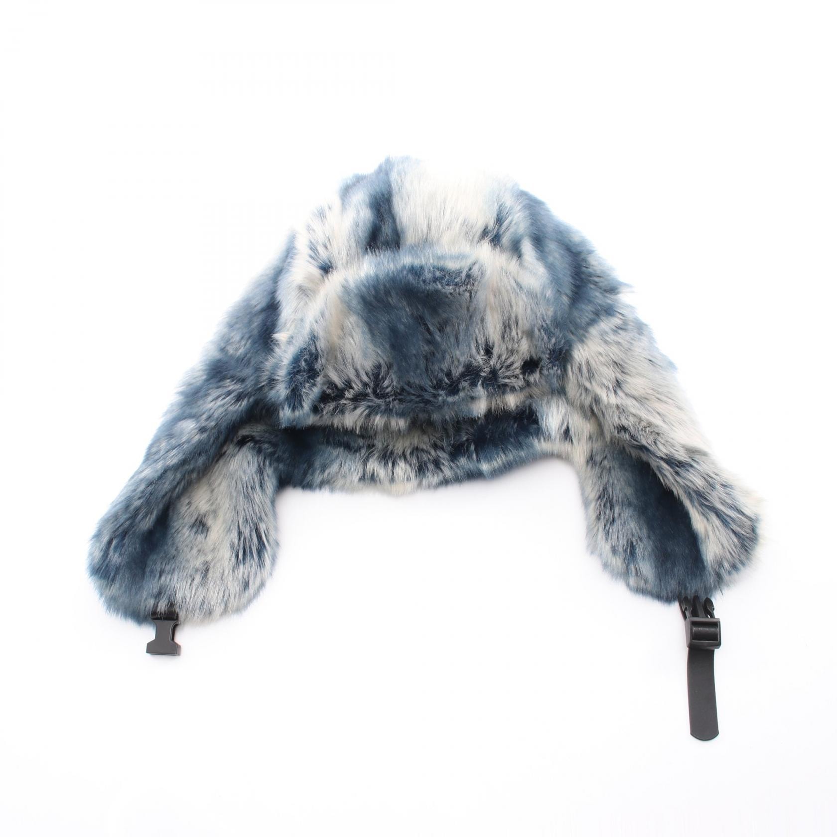 シュプリーム Supreme FAUX FUR TROOPER 帽子 アクリル メンズ アイボリー系 / ブルー系 【中古】