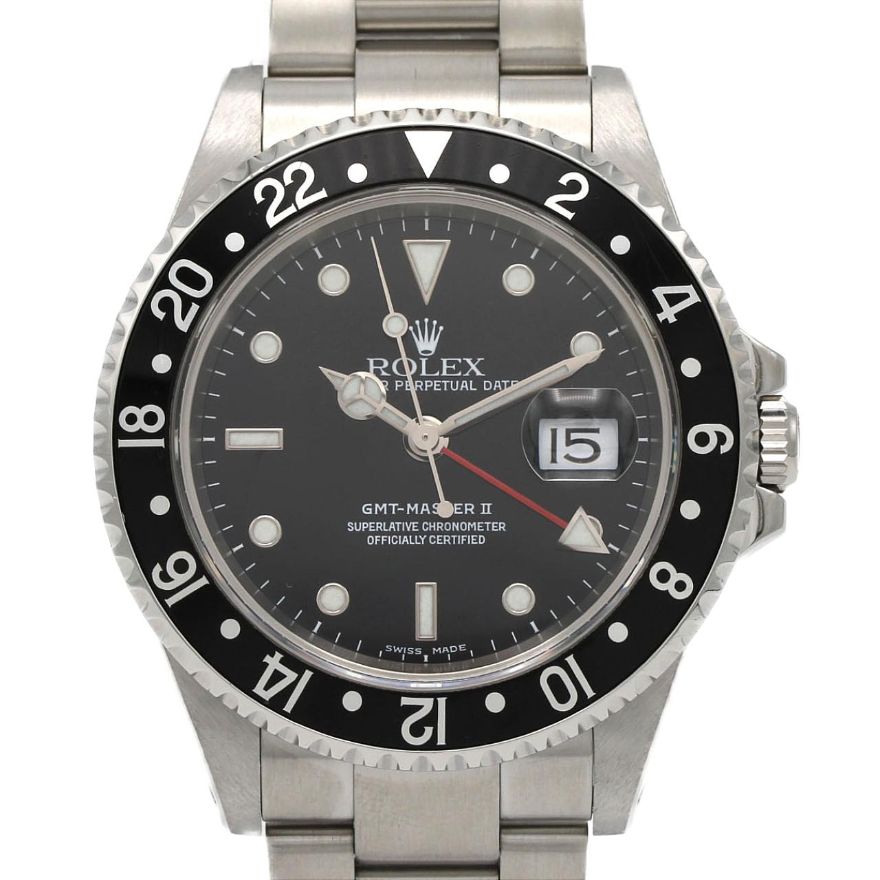 롤렉스 GMT-마스터 II 16710 SS 오토매틱 타입 A