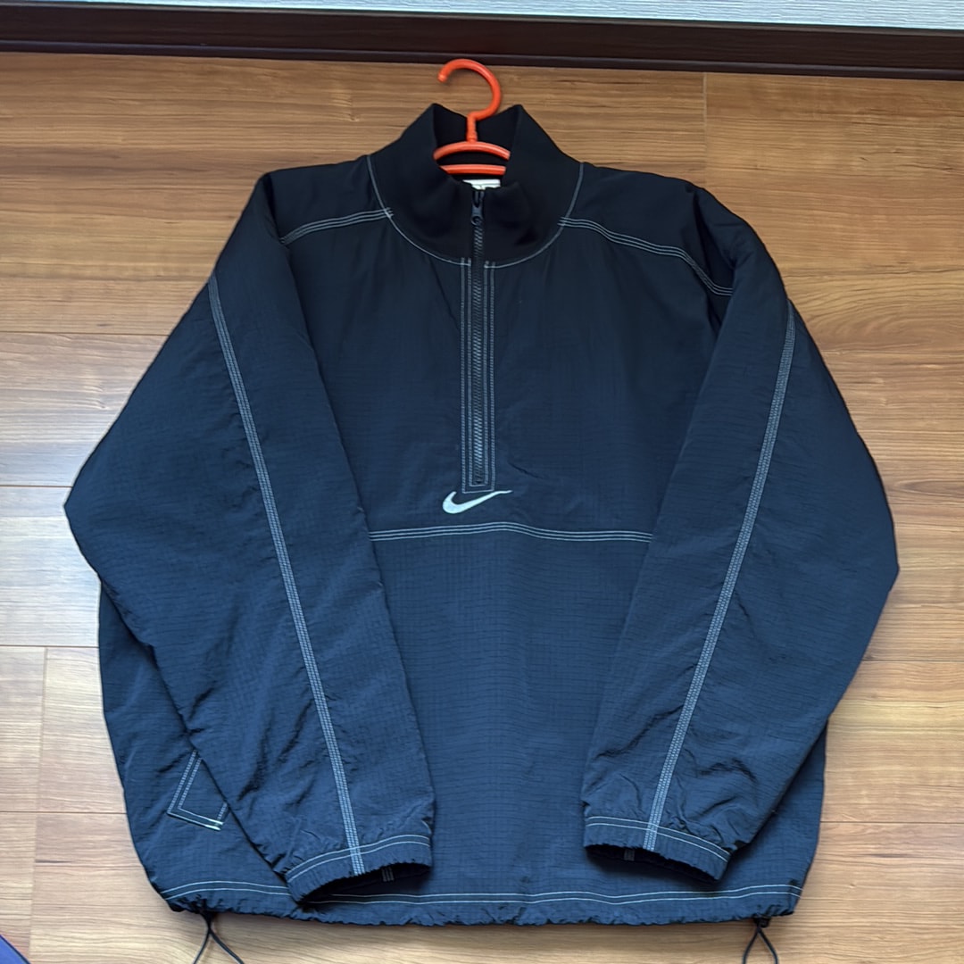 シュプリーム x ナイキ リップストップ プルオーバー "ブラック" FQ0340-010