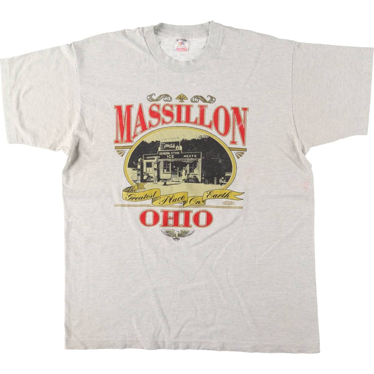 古着 90年代 フルーツオブザルーム FRUIT OF THE LOOM プリントTシャツ USA製 メンズXL相当 ヴィンテージ/eaa570797