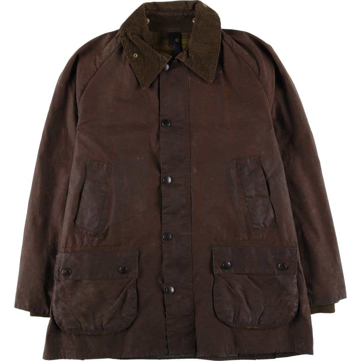 古着 90年代 バブアー Barbour BEDALE ビデイル 旧3ワラント ワックスコットン オイルドジャケット 英国製 C42 メンズL相当 ヴィンテージ/eaa604989