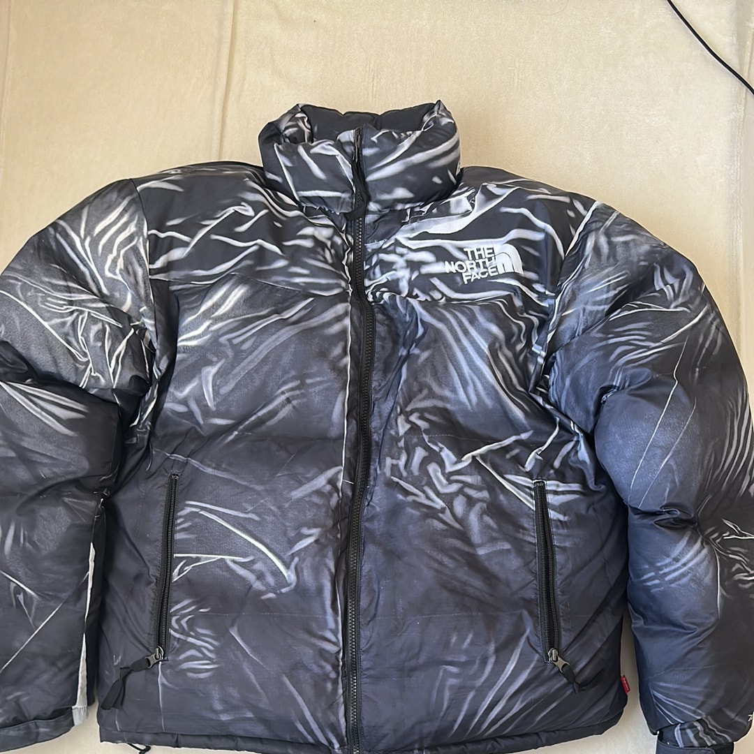 Supreme x The North Face Trompe Loeil Printed Nuptse Jacket "Black"