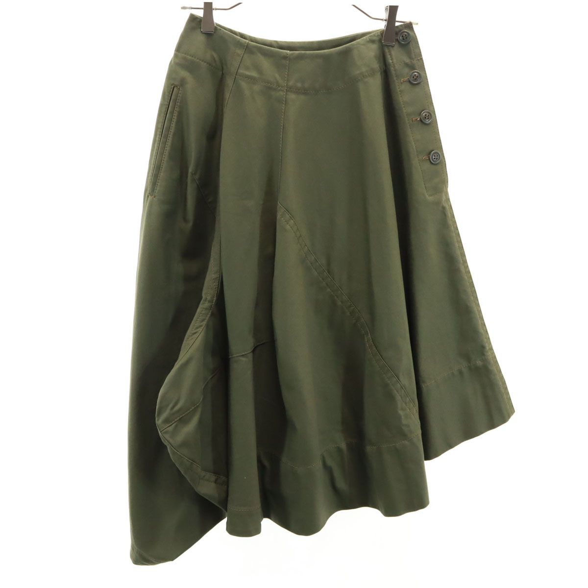 COMME des GARCONS 2009年 ミモレ丈 変形 フレアスカート