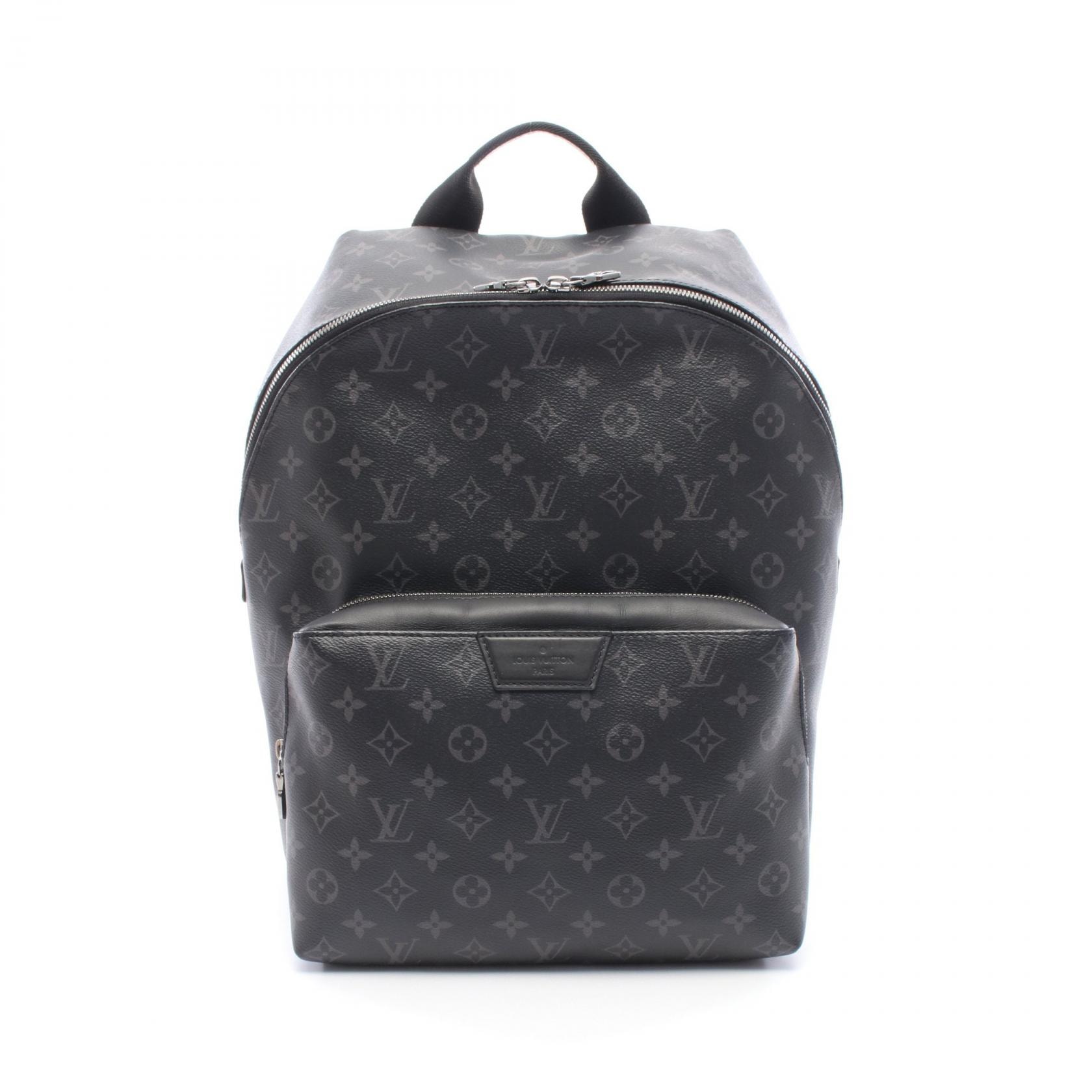 ルイ・ヴィトン LOUIS VUITTON アポロ リュックサック バックパック バッグ PVCコーティングキャンバス レザー モノグラム・エクリプス メンズ ブラック系 M43186 【中古】