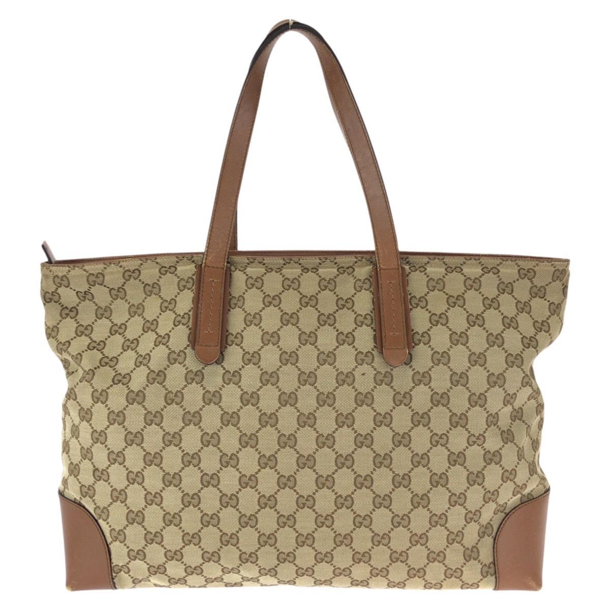 C (やや傷や汚れあり)】GUCCI グッチ シェリーライン ベージュ