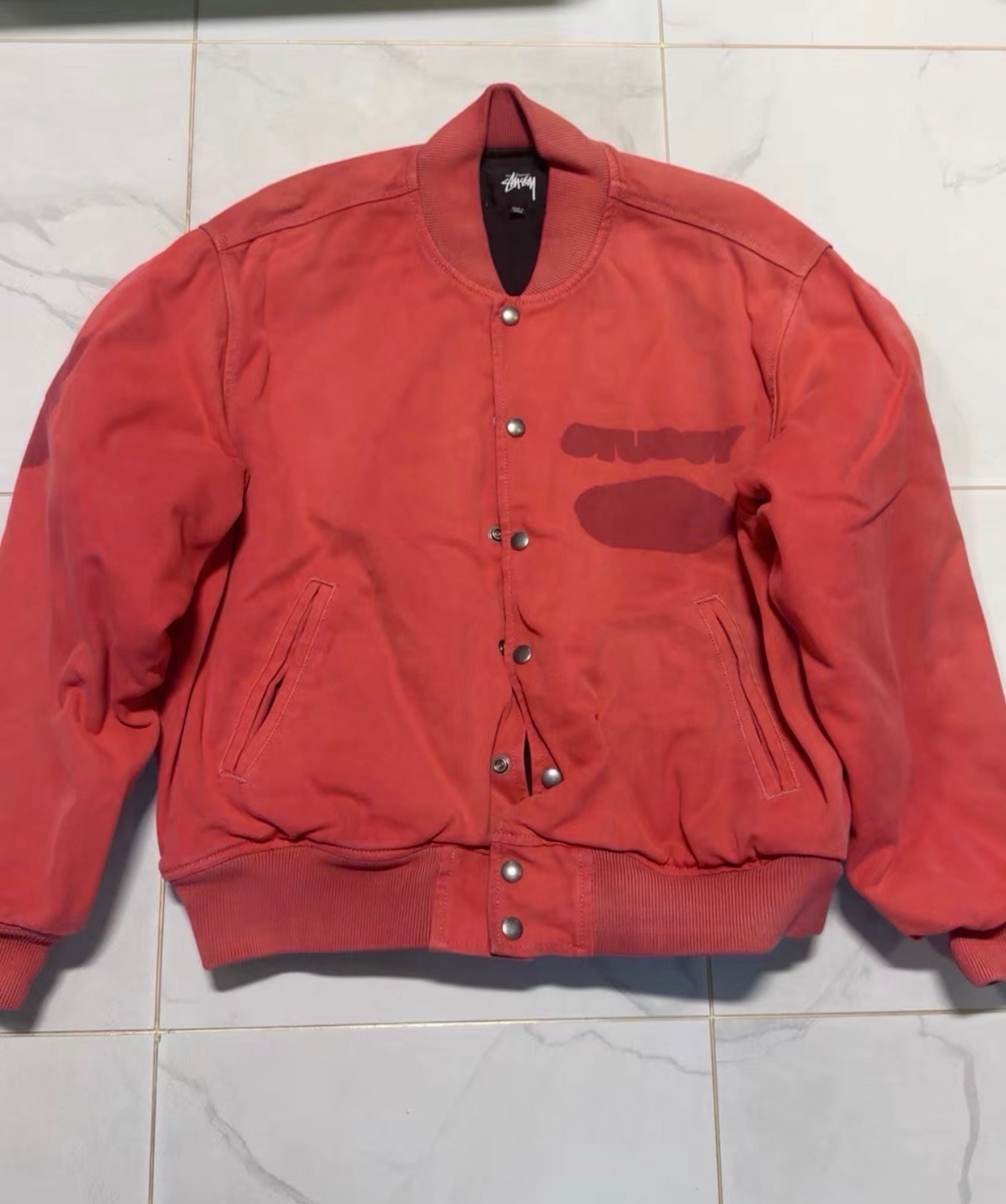 Stussy Zip Work Jacket City Link Denim 