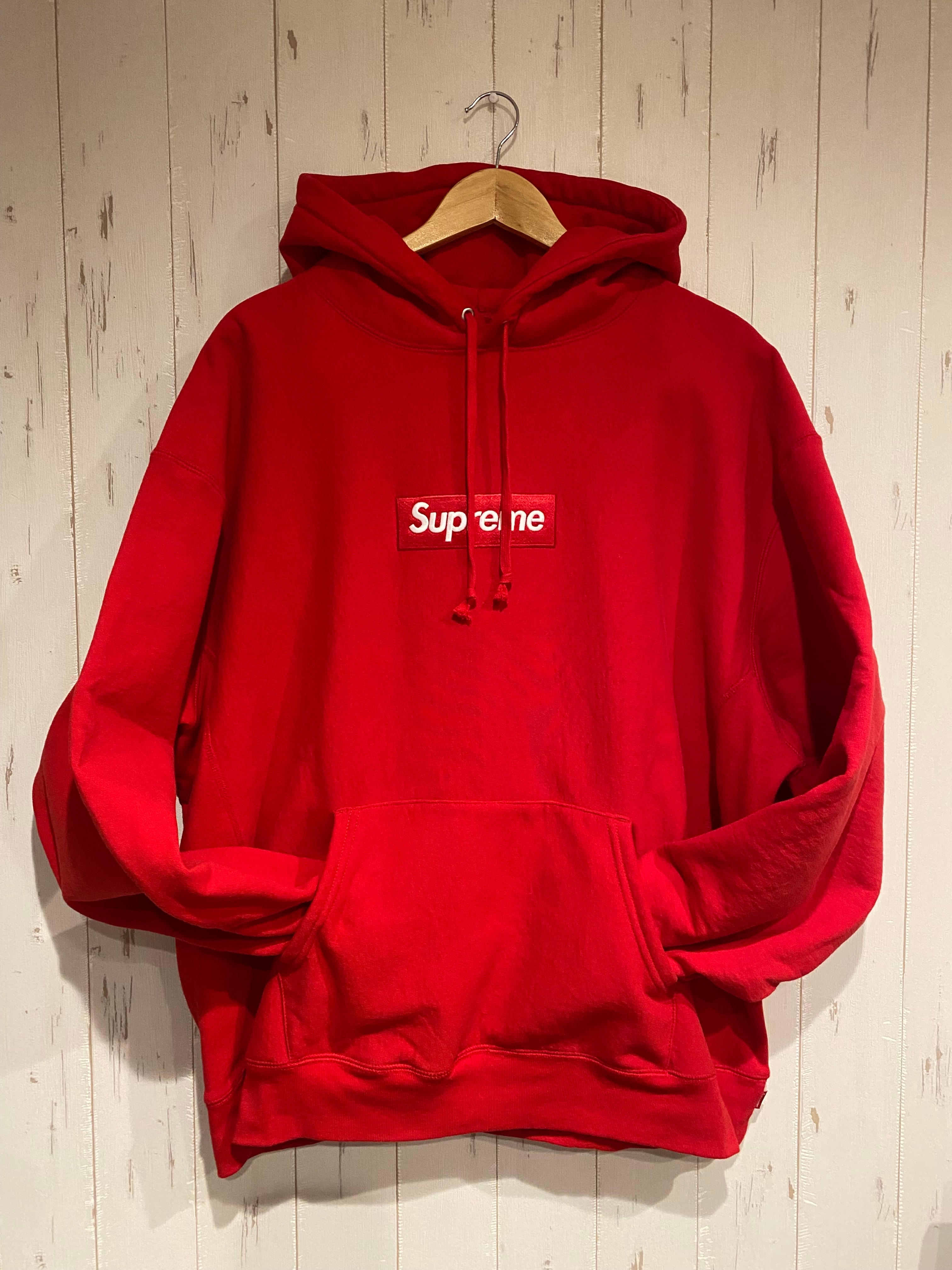 Supreme Box Logo Hooded Sweatshirt "Red" (23FW)