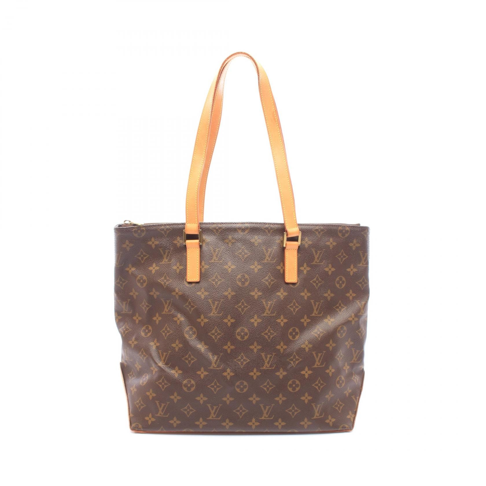 ルイ・ヴィトン LOUIS VUITTON カバメゾ トートバッグ バッグ PVCコーティングキャンバス レザー モノグラム レディース ブラウン系 M51151 【中古】