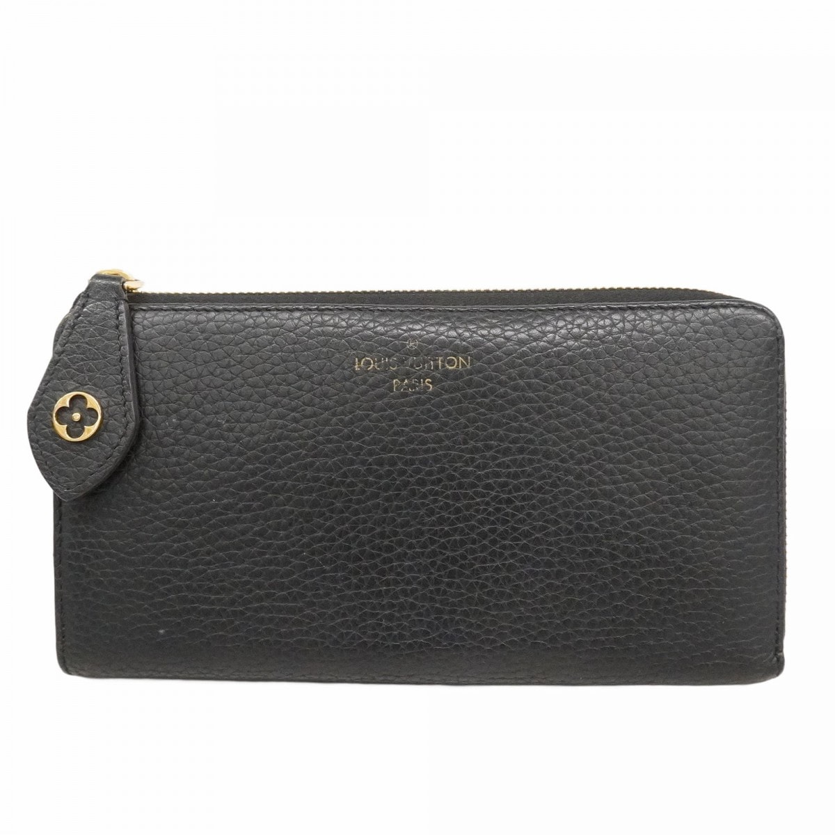 【6da0502】ルイヴィトン 長財布 トリヨン ポルトフォイユコメット M63102 ノワール【中古】レディース