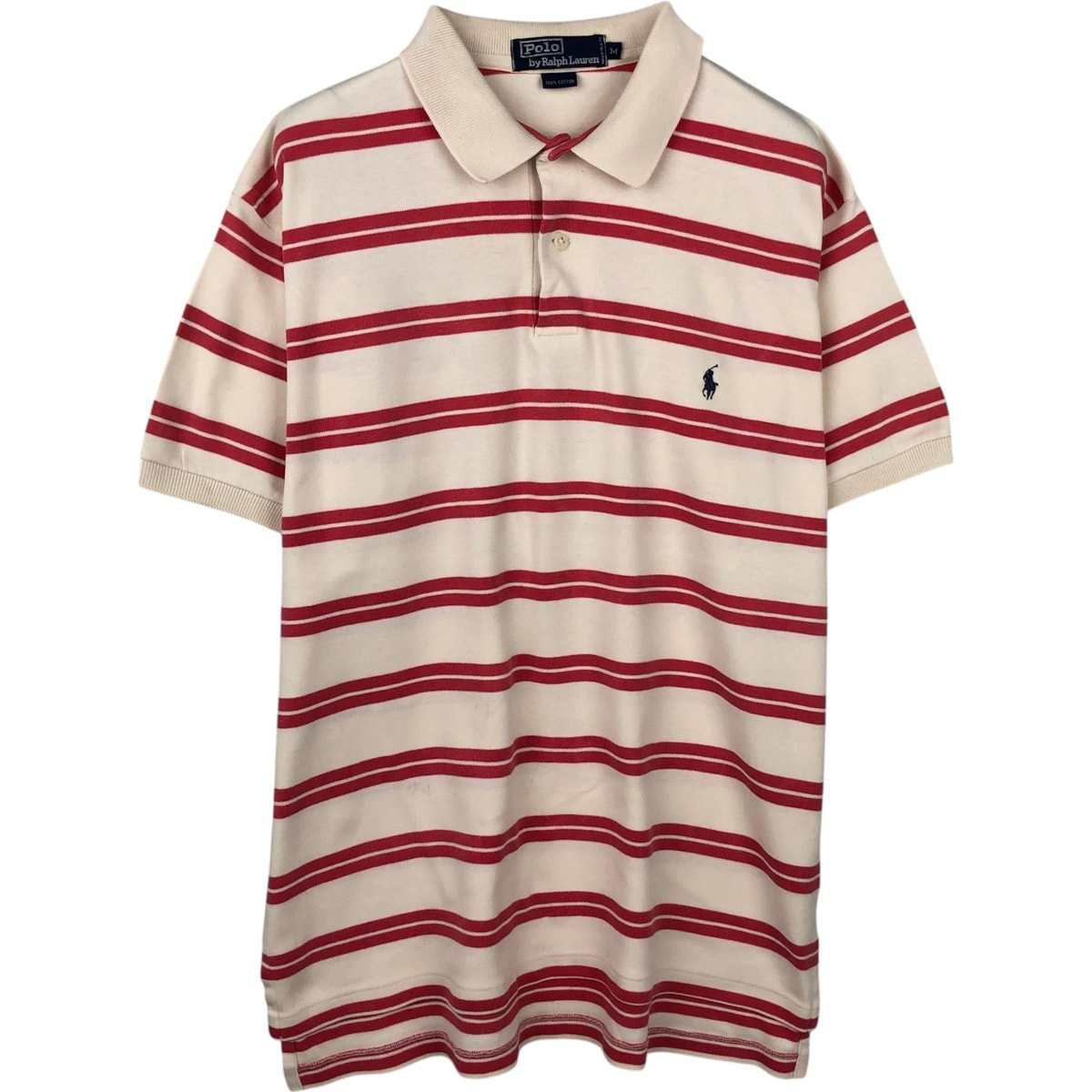 古着 ラルフローレン Ralph Lauren POLO by Ralph Lauren 半袖 ボーダー ポロシャツ メンズM相当/eaa643573