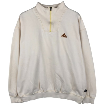 古着 90年代 アディダス adidas ハーフジップスウェットシャツ トレーナー メンズXL相当 ヴィンテージ/eaa606041