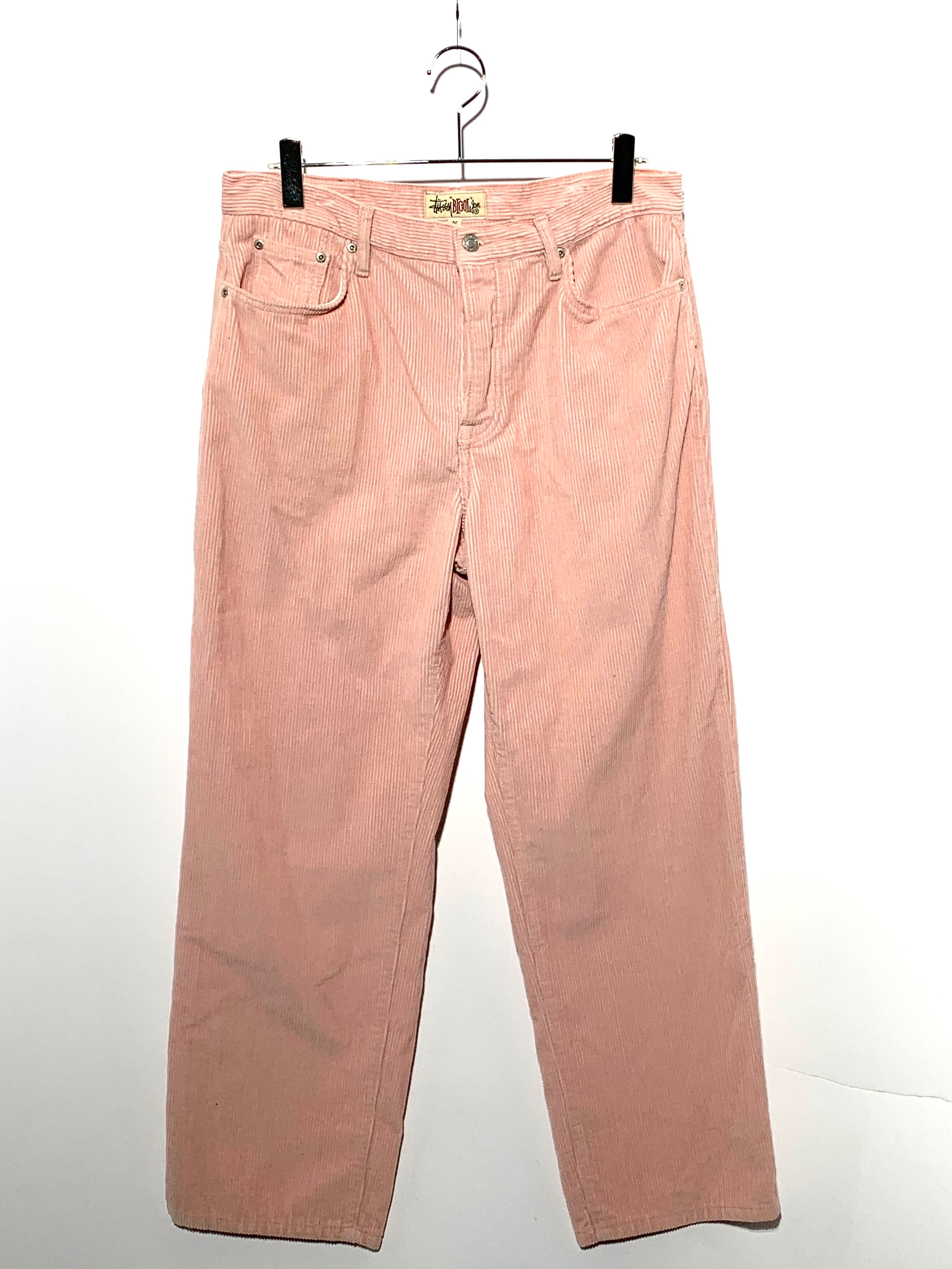 Stussy Corduroy Big Ol' Jeans "Washed Pink"