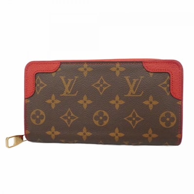 【6dc3468-k】ルイヴィトン 長財布 モノグラム ジッピーウォレットレティーロ M61854 スリーズ【中古】レディース