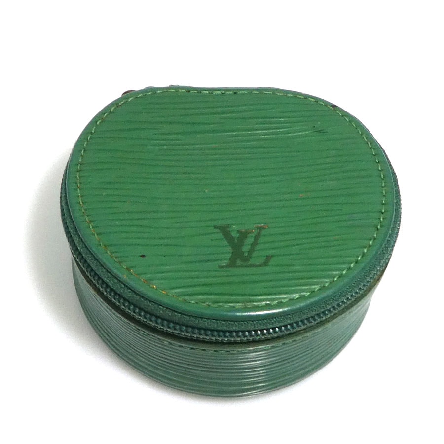 ルイ ヴィトン LOUIS VUITTON アクセサリーポーチ ジュエリーケース エピ エクラン ビジュー 12 エピレザー グリーン レディース M48204【中古】 e61782a