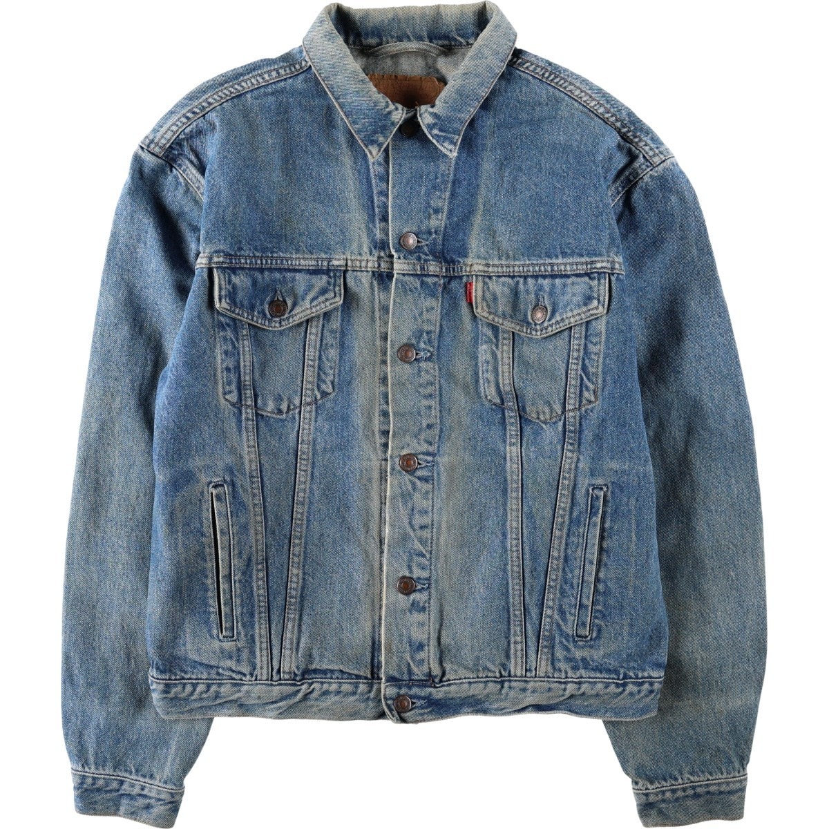 古着 80年代 リーバイス Levi's 70503 0214 ユーロモデル デニムジャケット Gジャン イタリア製 メンズL相当 ヴィンテージ/eaa671009