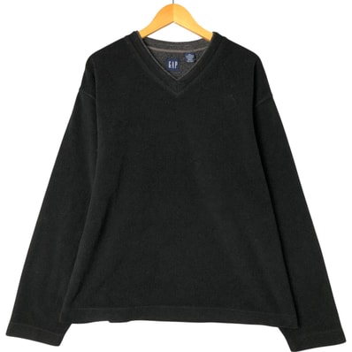 古着 90年代 ギャップ GAP オールドギャップ Vネック フリースカットソー メンズXL相当 ヴィンテージ/eaa558745