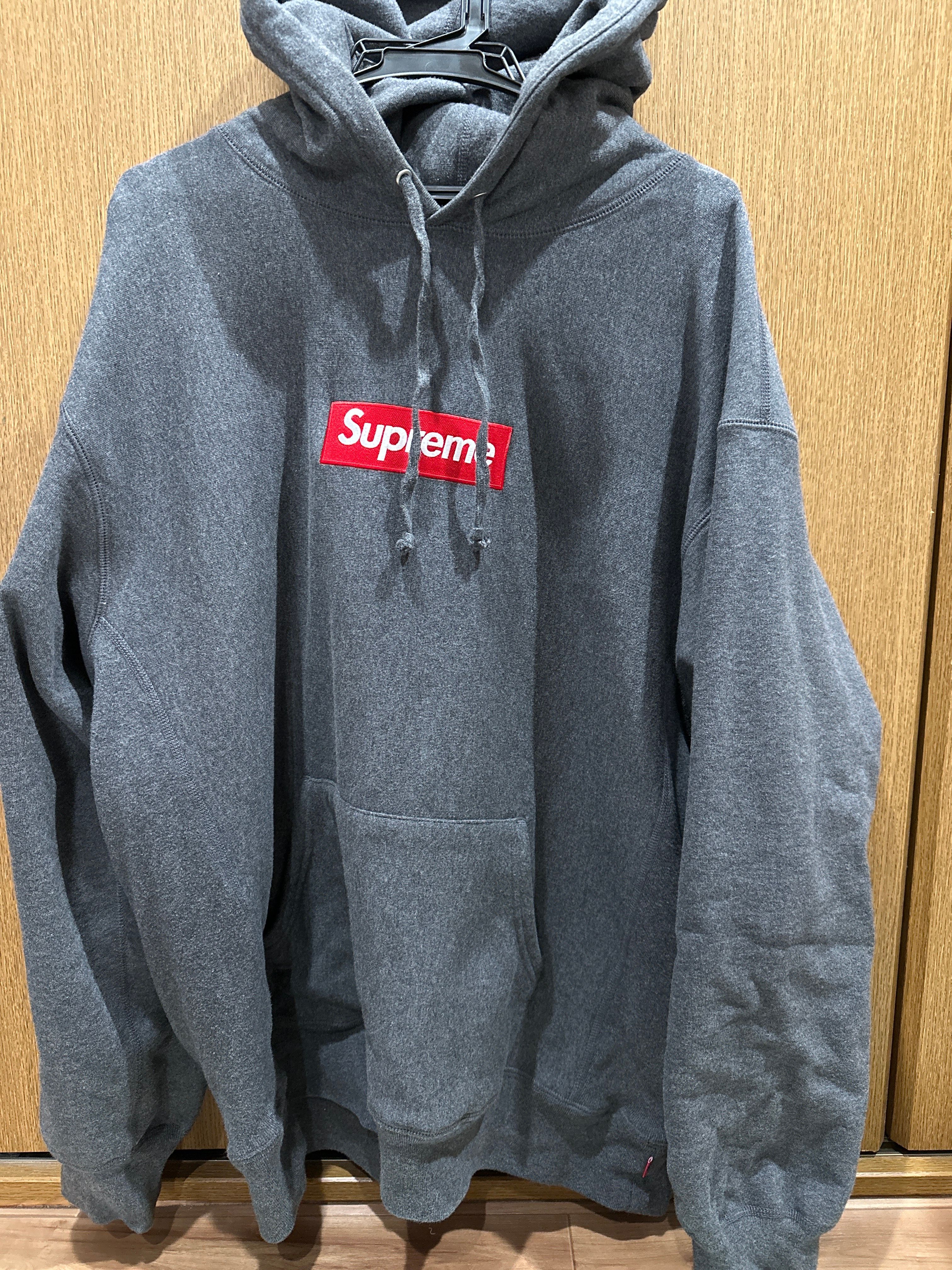 Supreme Box Logo Hooded Sweatshirt "Charcoal" (21FW)