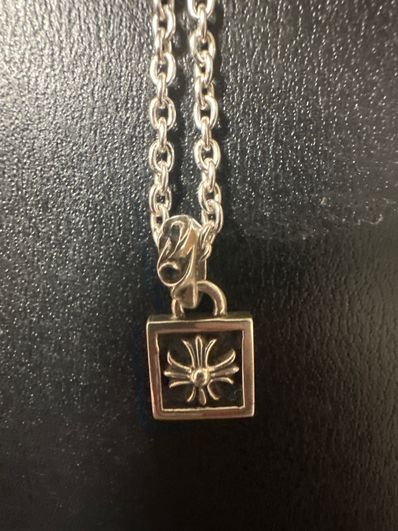 Chrome Hearts Framed CH Plus Charm "Silver"