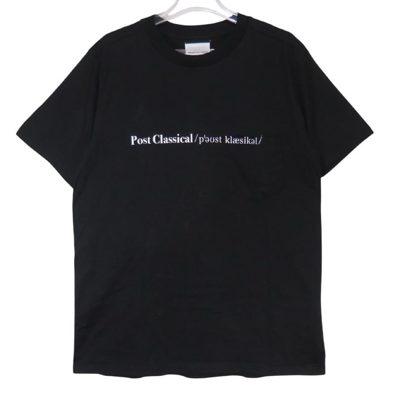 TAKAHIROMIYASHITA TheSoloist. タカヒロ ミヤシタ ザ ソロイスト POST CLASSICAL S/S TEE sc.0017AW25 ポスト クラシカル ショートスリーブ Tシャツ ブラック カットソー サイズ52