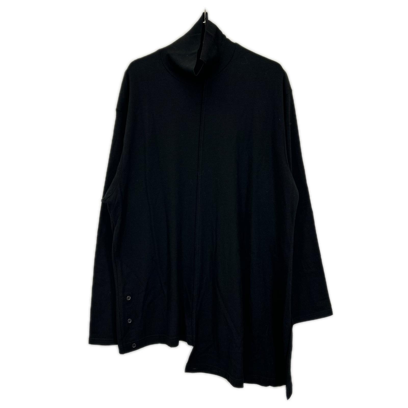 レギュレーション ヨウジヤマモト 48/2MIDDLE WASHABLE DIAGONAL ハイネックニット 3